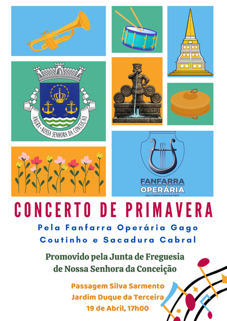 "Concerto de Primavera" - Nota Informativa e Cartaz