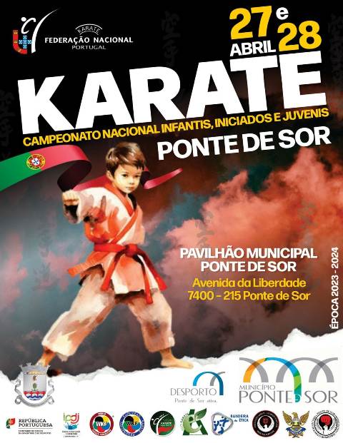Karate - Nacional dos escalões de formação em Ponte de Sôr