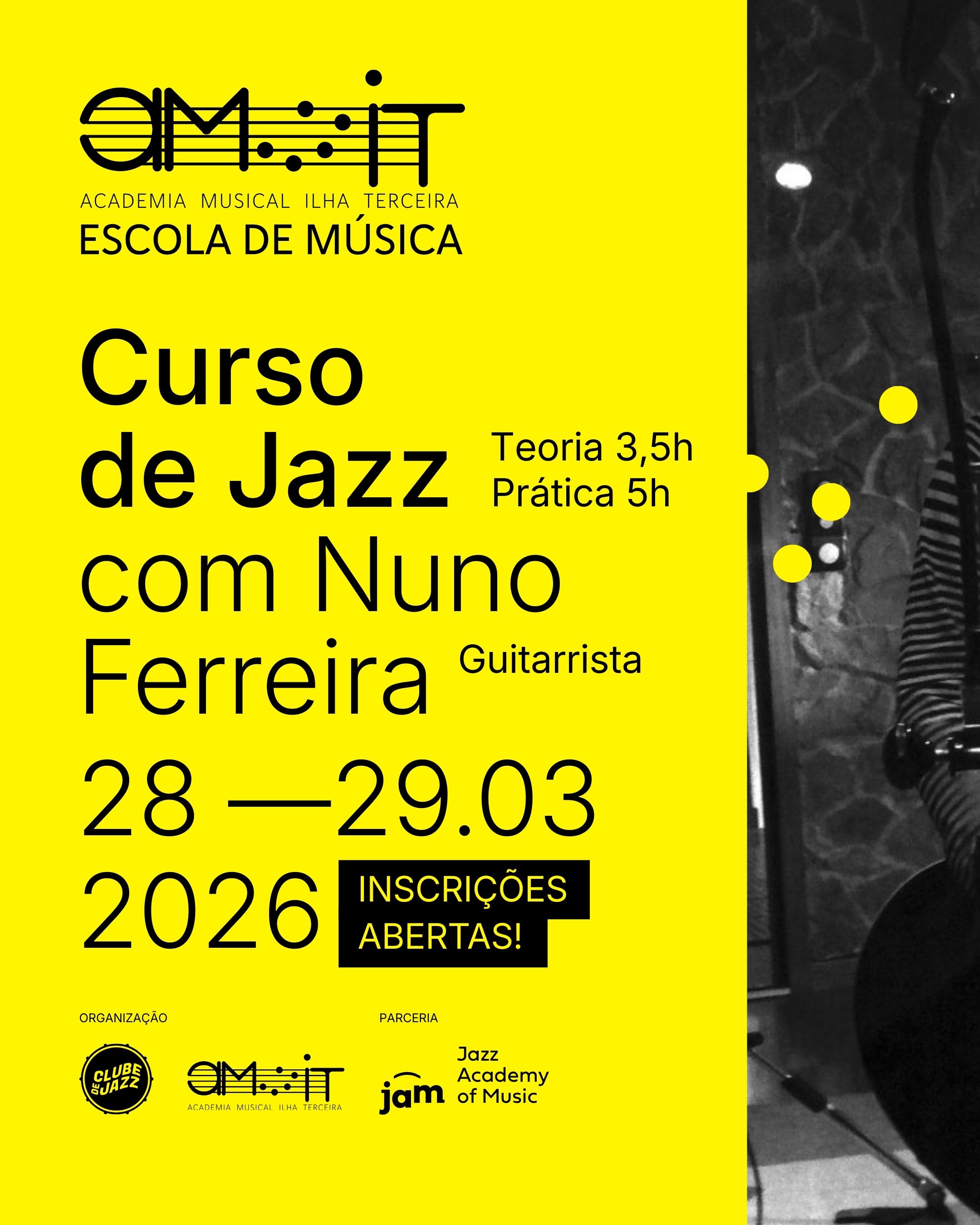 Sess�o do Curso de Jazz com Nuno Ferreira na AMIT